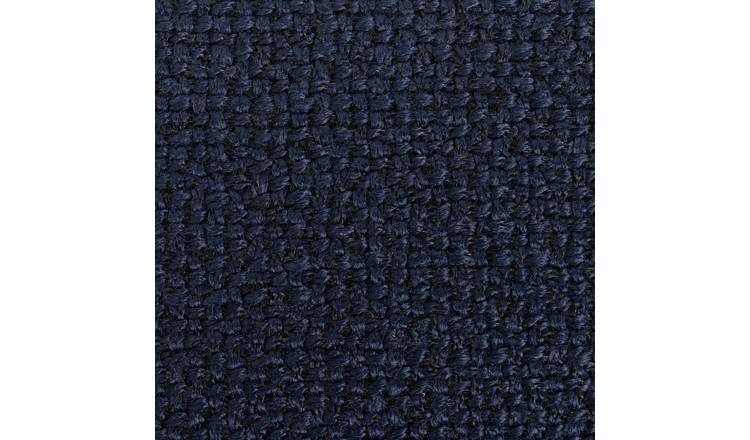 Habitat basket weave draught excluder navy 90cm - British product