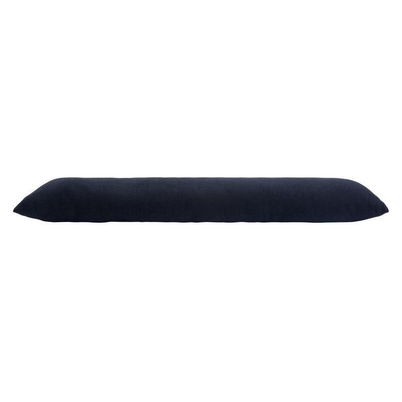 Habitat basket weave draught excluder navy 90cm - British product
