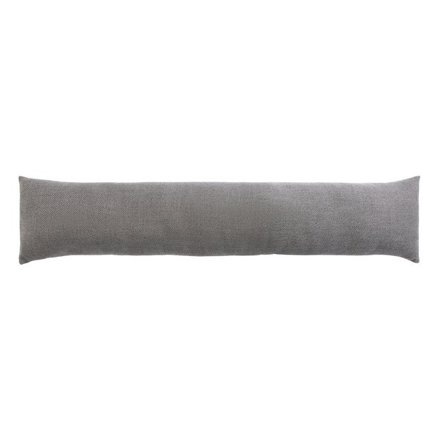Habitat basket weave draught excluder grey 90cm - British product