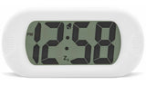Acctim silicone digital LCD alarm clock white - British product