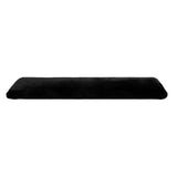 Habitat faux fur draught excluder black - British product