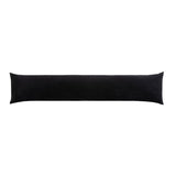 Habitat black velour draught excluder, imported from the UK
