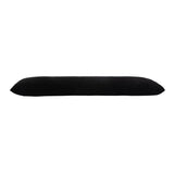 Habitat black velour draught excluder, imported from the UK
