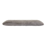 Habitat faux fur draught excluder grey, imported from the UK