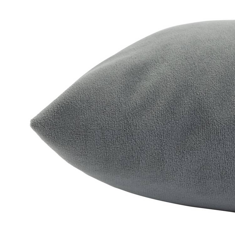 Habitat grey velour draught excluder 90cm - British product