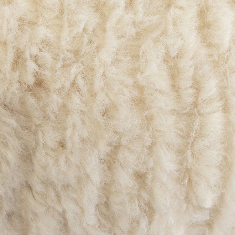 Habitat faux shearling draught excluder Oatmeal 90cm, imported from the UK