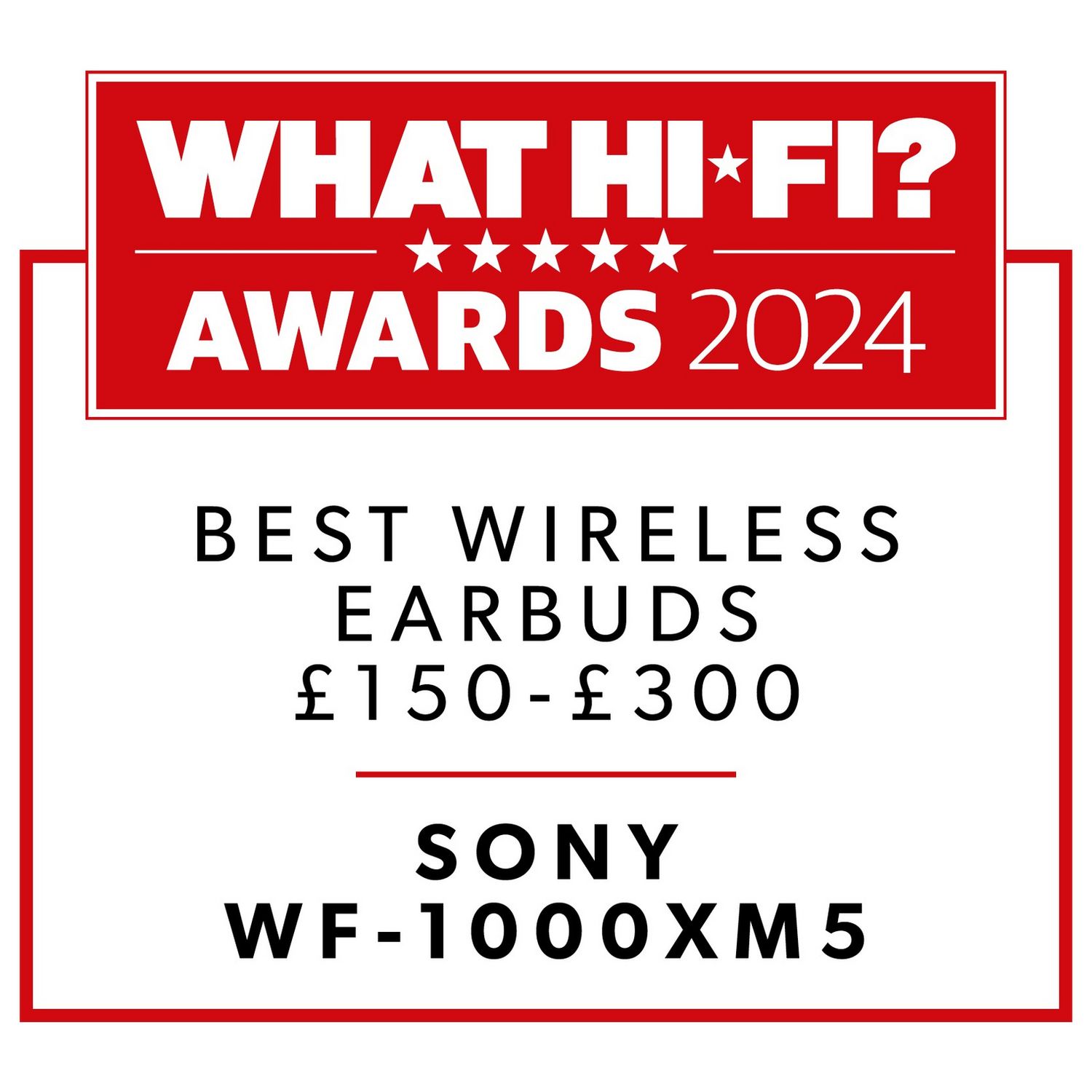Sony WF1000XM5 true wireless noise cancelling earbuds, imported from the UK