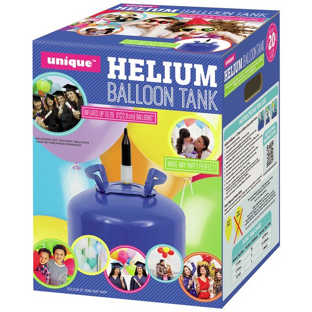 Unique Party helium canister for 20 balloons (British brand)