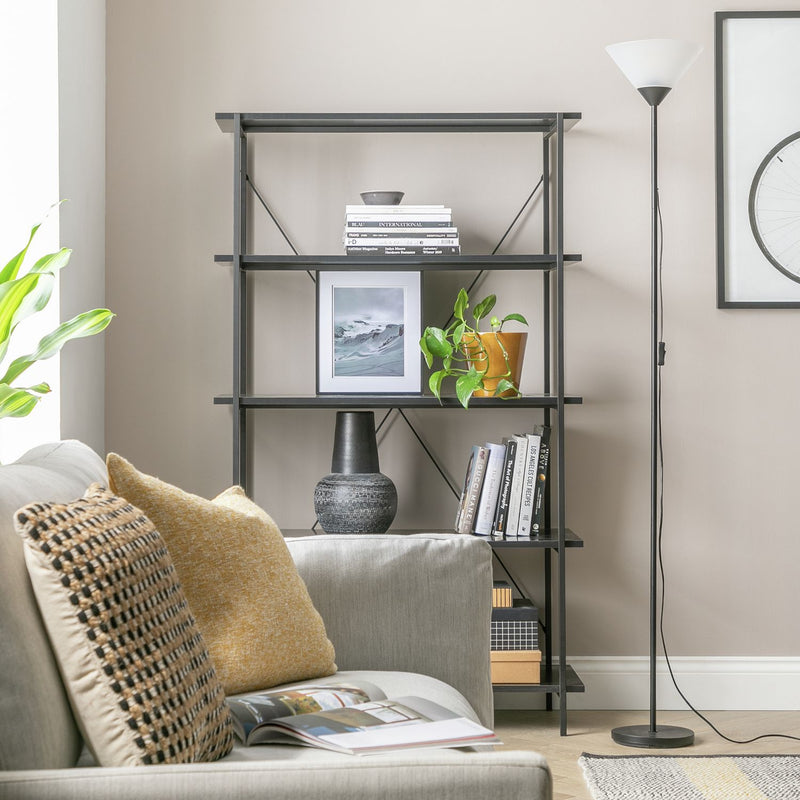 Argos Home uplighter floor lamp black 178cm (British brand)