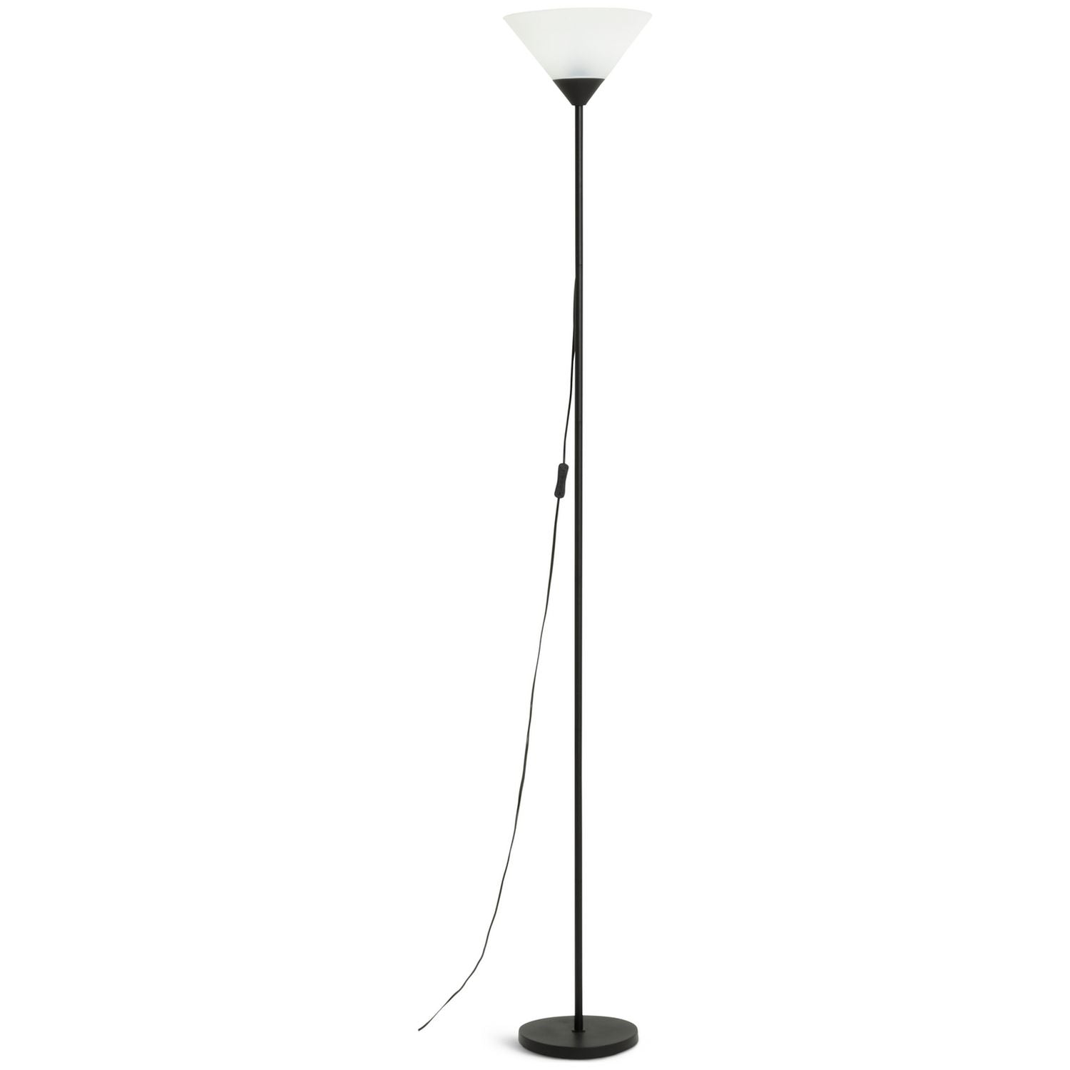 Argos Home uplighter floor lamp black 178cm (British brand)