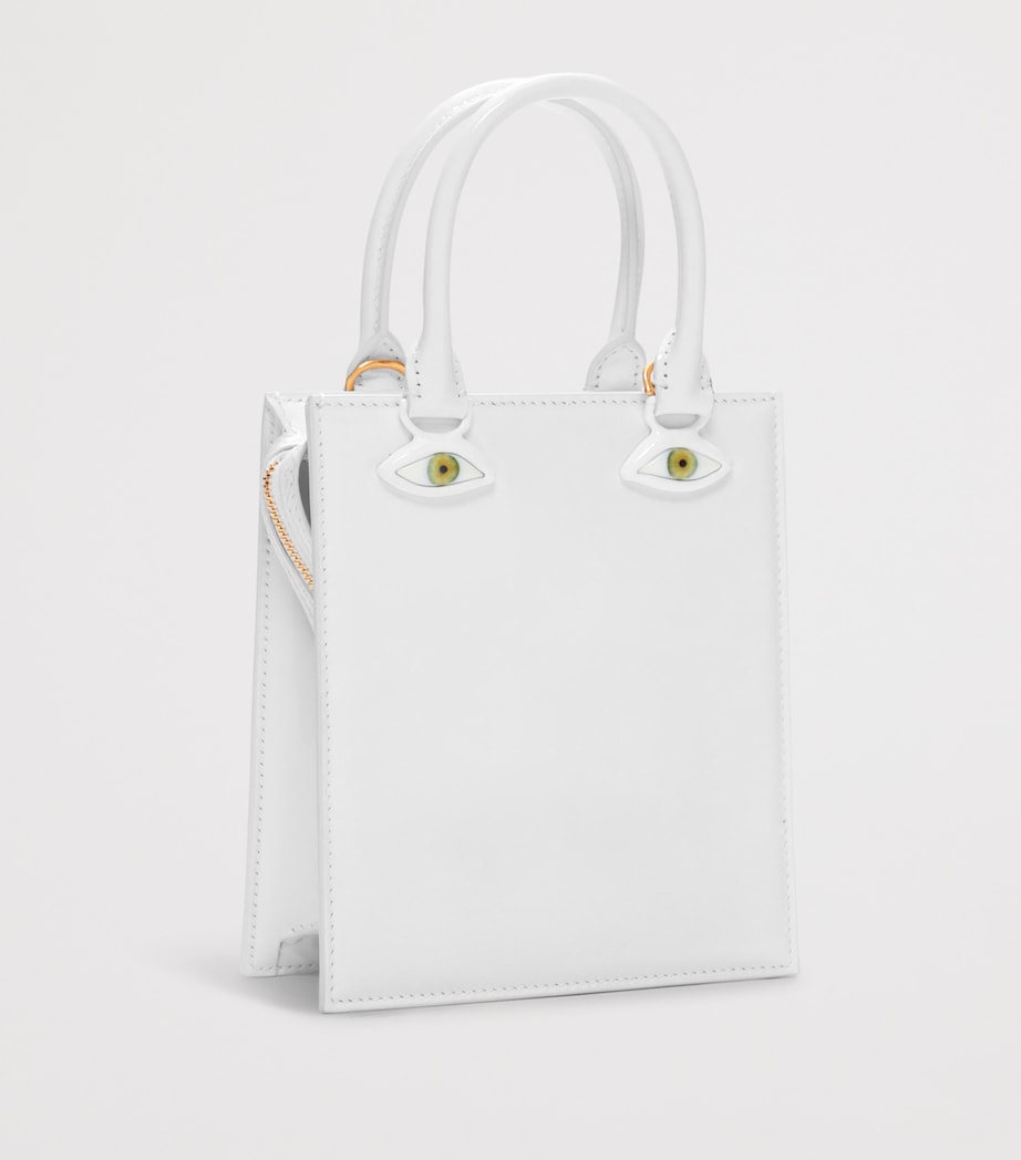 Schiaparelli calfskin face bag mini top-handle (British brand)