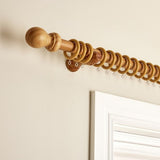 Argos Home wooden curtain pole 240cm - British product