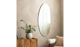 Habitat black frameless irregular wall mirror 120x50cm, imported from the UK