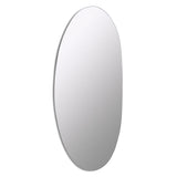 Habitat black frameless irregular wall mirror 120x50cm, imported from the UK