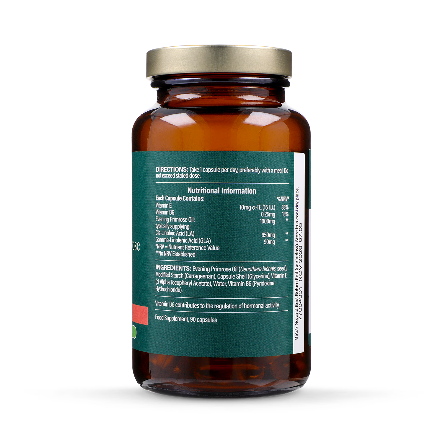 Holland & Barrett Evening Primrose Oil 1000mg 90 Capsules, UK version