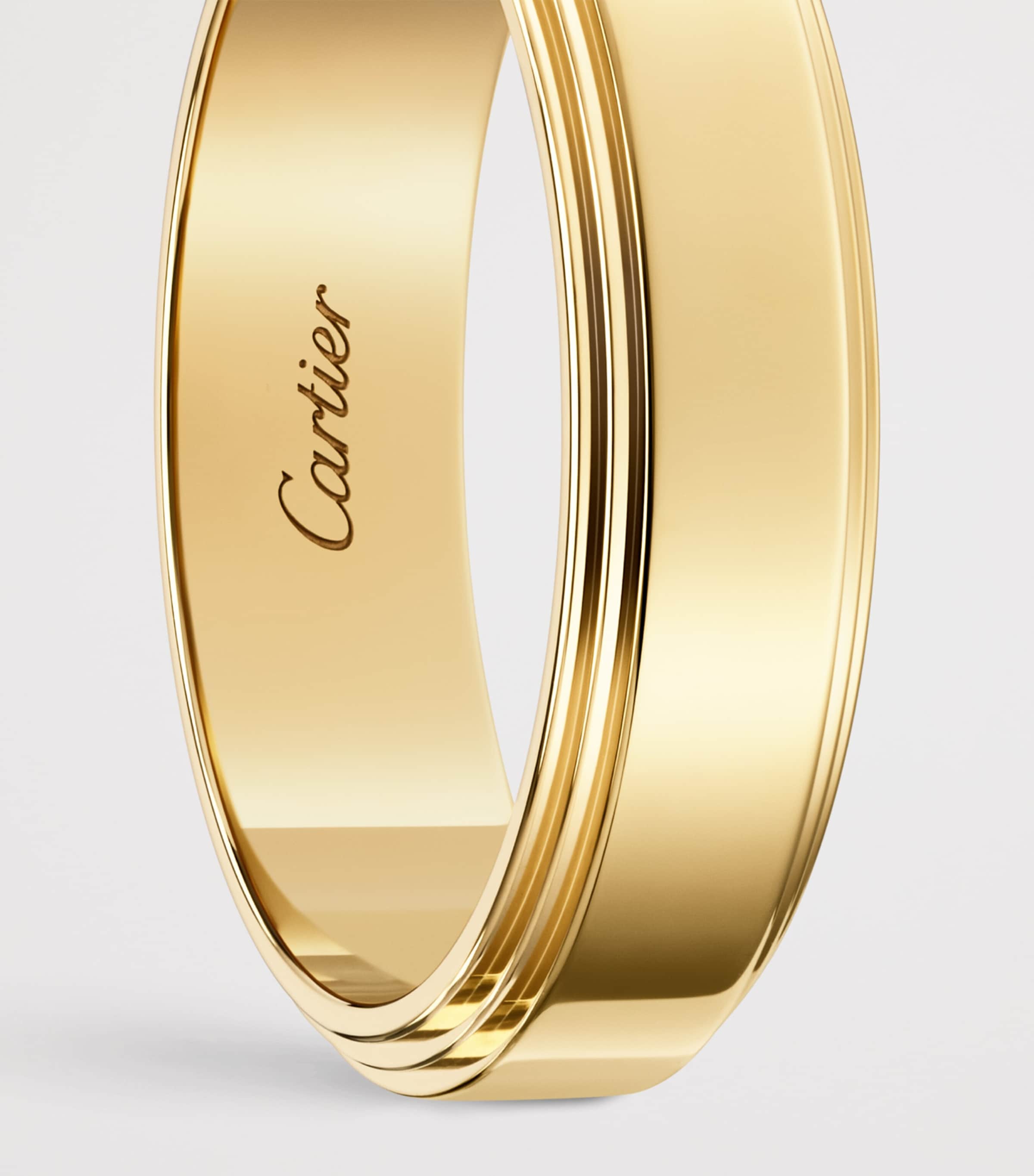 Cartier d'Amour wedding ring 18k yellow gold 5mm, UK version