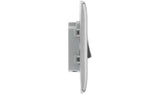 BG Nexus brushed steel 2-way light switch 20A (British brand)