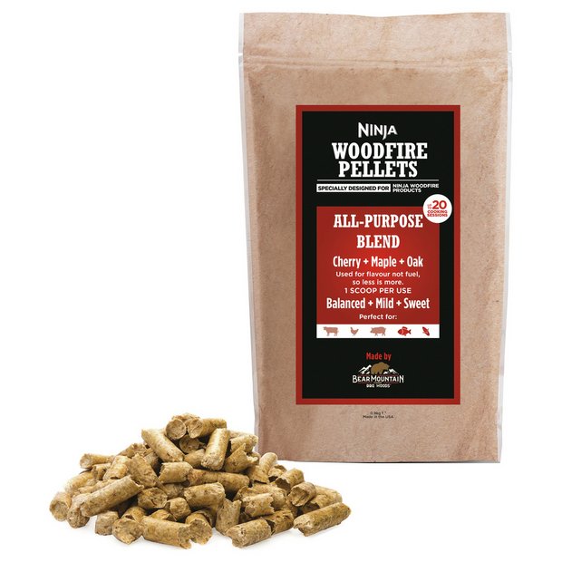Ninja Woodfire all-purpose hardwood pellets 900g - British product