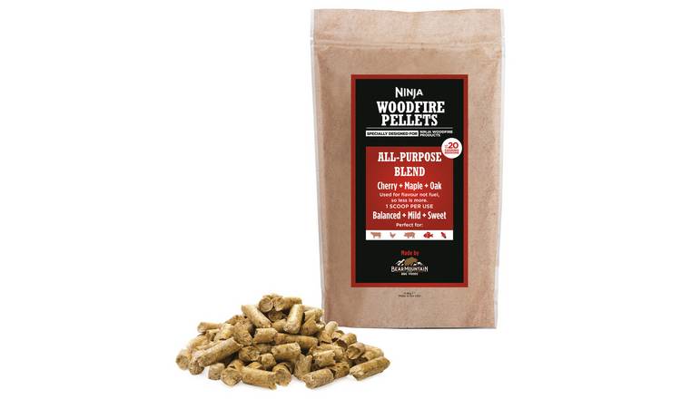 Ninja Woodfire all-purpose hardwood pellets 900g - British product