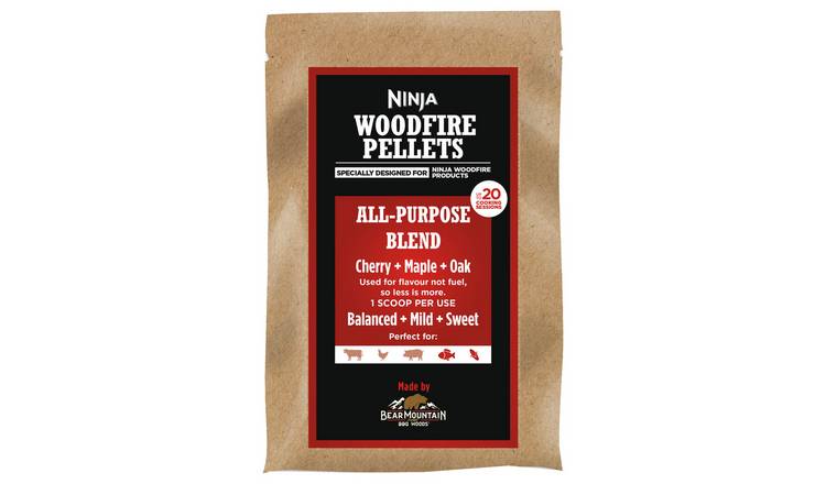 Ninja Woodfire all-purpose hardwood pellets 900g - British product
