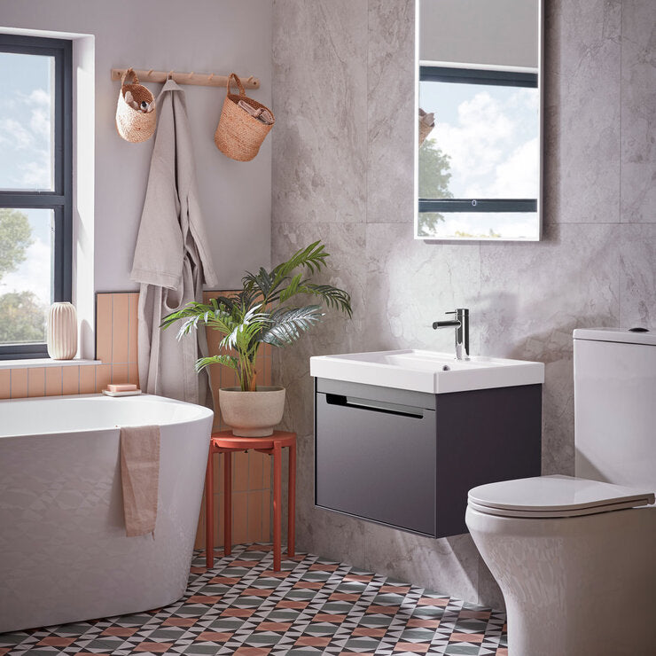 Tavistock wall mounted vanity unit 59.2 cm 1 drawer - British product