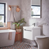 Tavistock Kew white wall mounted vanity unit, UK version