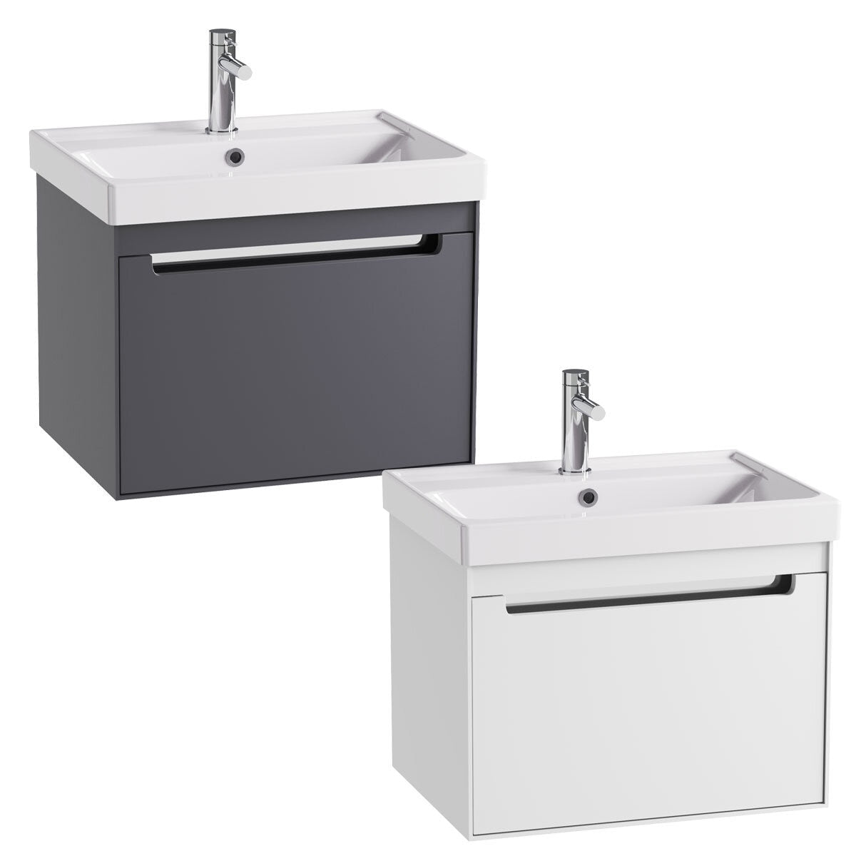 Tavistock wall mounted vanity unit 59.2 cm 1 drawer - British product