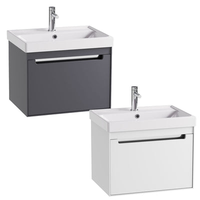 Costco UK Tavistock Kew 59.2 cm 1 Drawer Wall Mounted Vanity Unit- Buy online at McGrocer