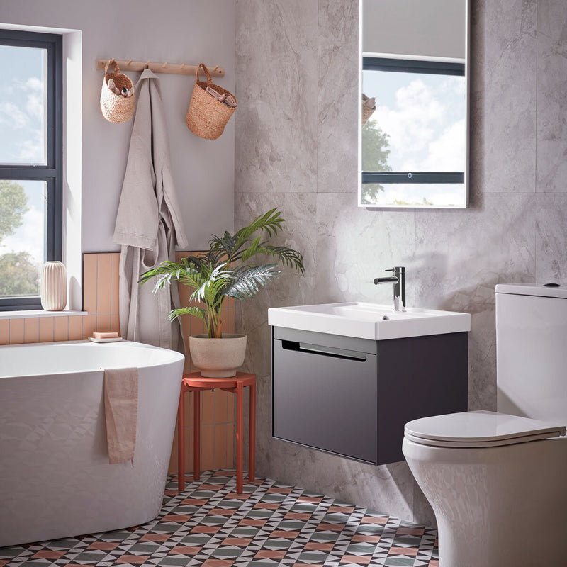 Tavistock wall mounted vanity unit 59.2 cm 1 drawer - British product