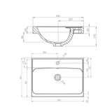 Tavistock Kew dark grey floor mounted vanity unit, UK version
