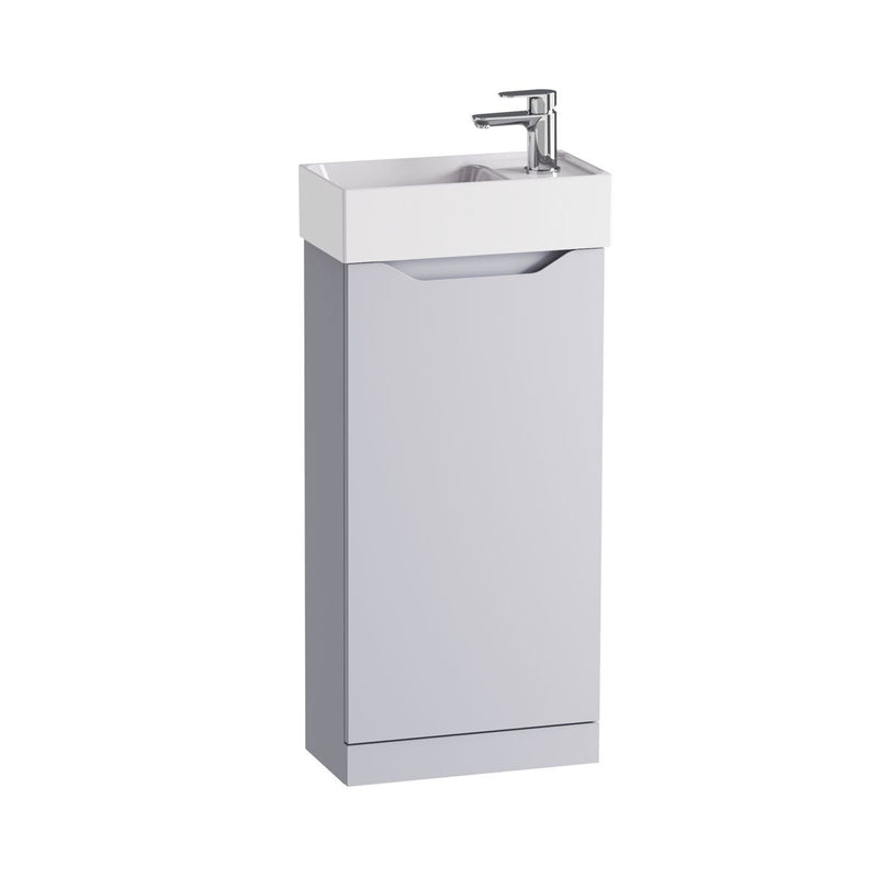 Tavistock Coda cloakroom basin unit light grey (British brand)