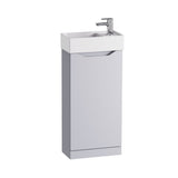 Tavistock Coda cloakroom basin unit light grey (British brand)
