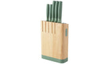 BergHOFF Leo Forest 6 piece knife block set green - British brand