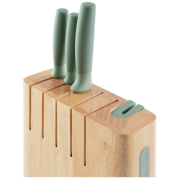 BergHOFF Leo Forest 6 piece knife block set green - British brand