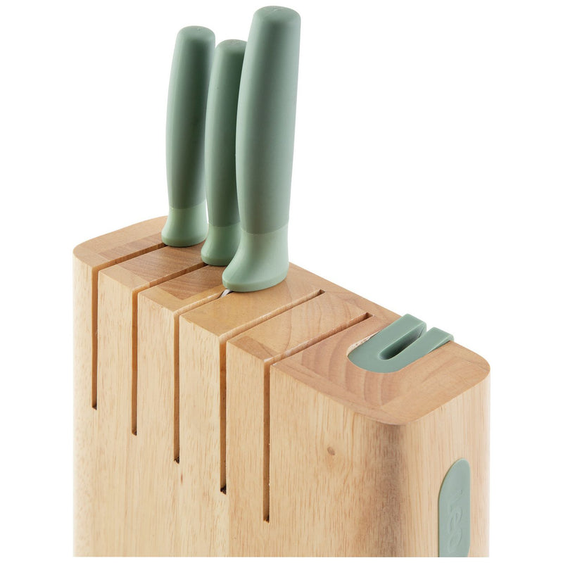 BergHOFF Leo Forest 6 piece knife block set green - British brand
