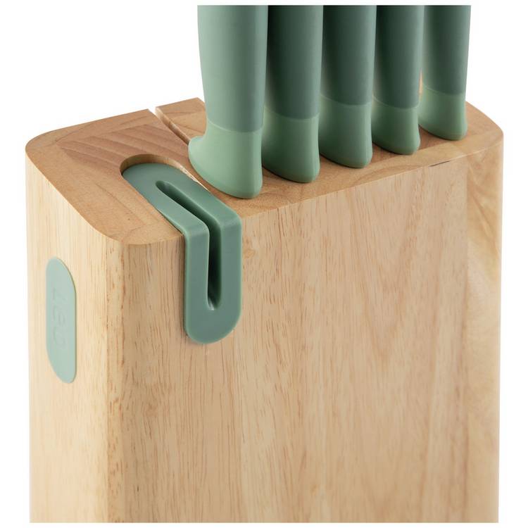 BergHOFF Leo Forest 6 piece knife block set green - British brand