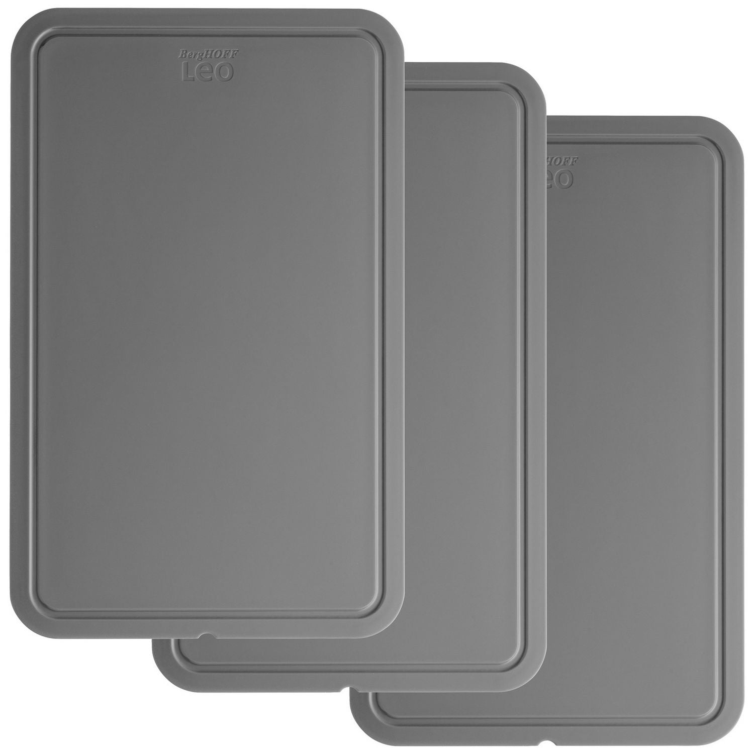 BergHOFF Leo Legacy 11 piece knife block set in grey, imported from the UK