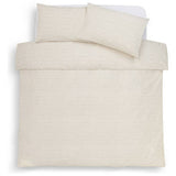 Habitat bedding set neutral stripe single - British product