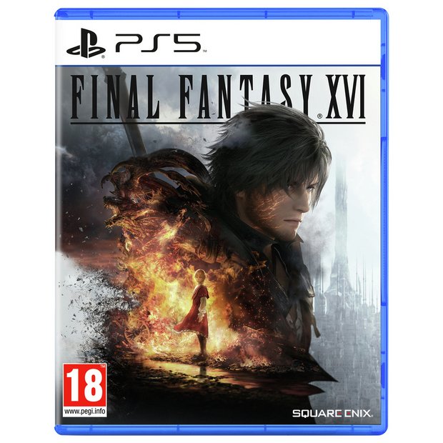 Final Fantasy XVI PS5 game disc UK version