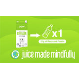 Juice 30W dual-port USB-A USB-C charger white (British brand)