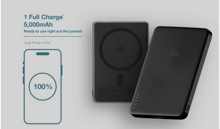 Juice magnetic power bank 5000mAh, UK version