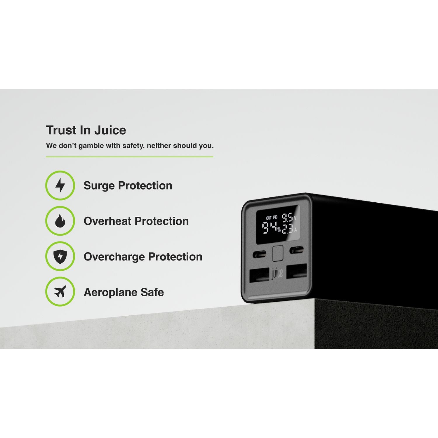 Juice Super Max 100W 20000mAh power bank - British product