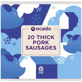 Ocado 20 Thick Pork Sausages   900g GOODS M&S   