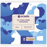 Ocado 20 Thick Pork Sausages   900g GOODS M&S   