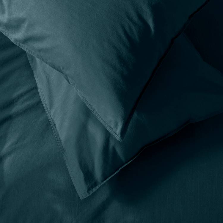 Habitat linen look navy bedding set single (British brand)