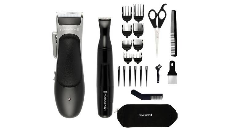 Remington Stylist hair clipper HC367, 8 combs (British brand)