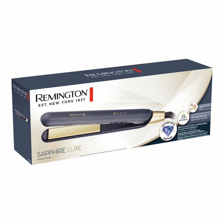Remington Sapphire Luxe hair straightener navy (British brand)