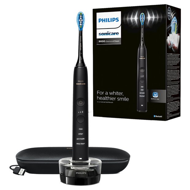 Philips Sonicare 9000 electric toothbrush black (British brand)