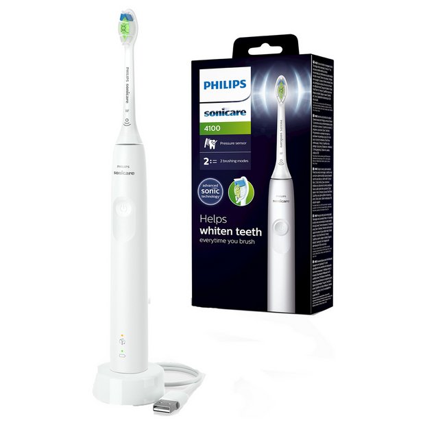 Philips Sonicare 4100 electric toothbrush white - British product