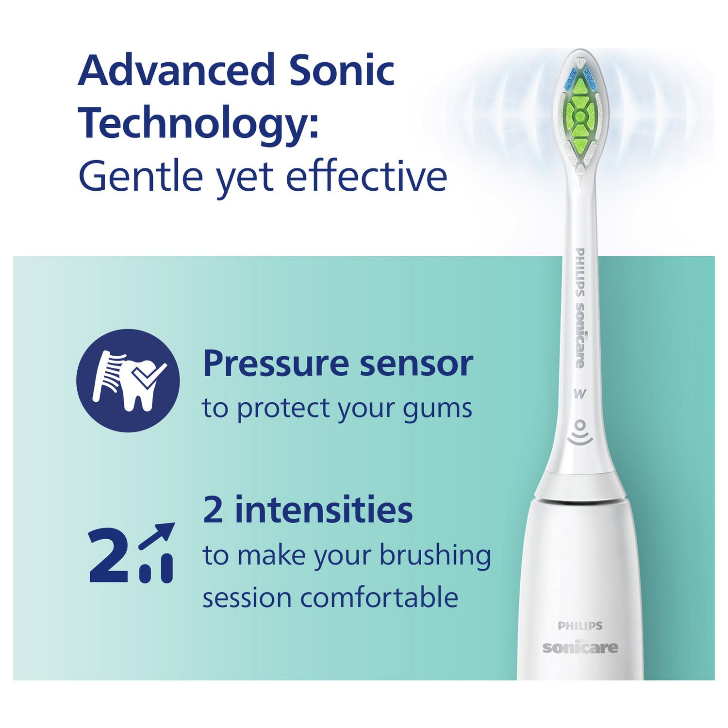 Philips Sonicare 4100 electric toothbrush white - British product